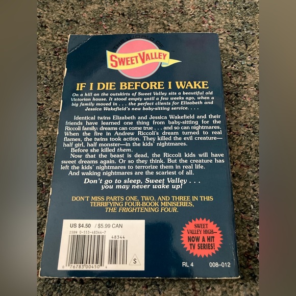 Sweet Valley Twins Book - Picture 2 of 2